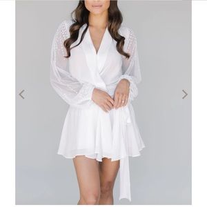 Gorgeous bridal robe.